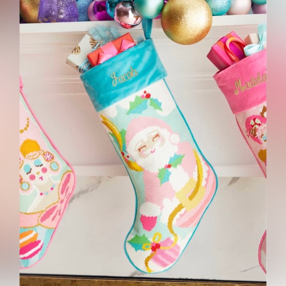 Glitterville Papa Noel Christmas Stocking